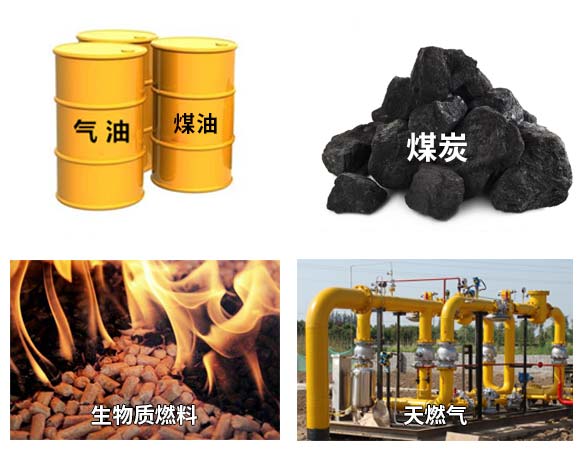 常見的熱源可以分為固體燃料、液體燃料、氣體燃料等